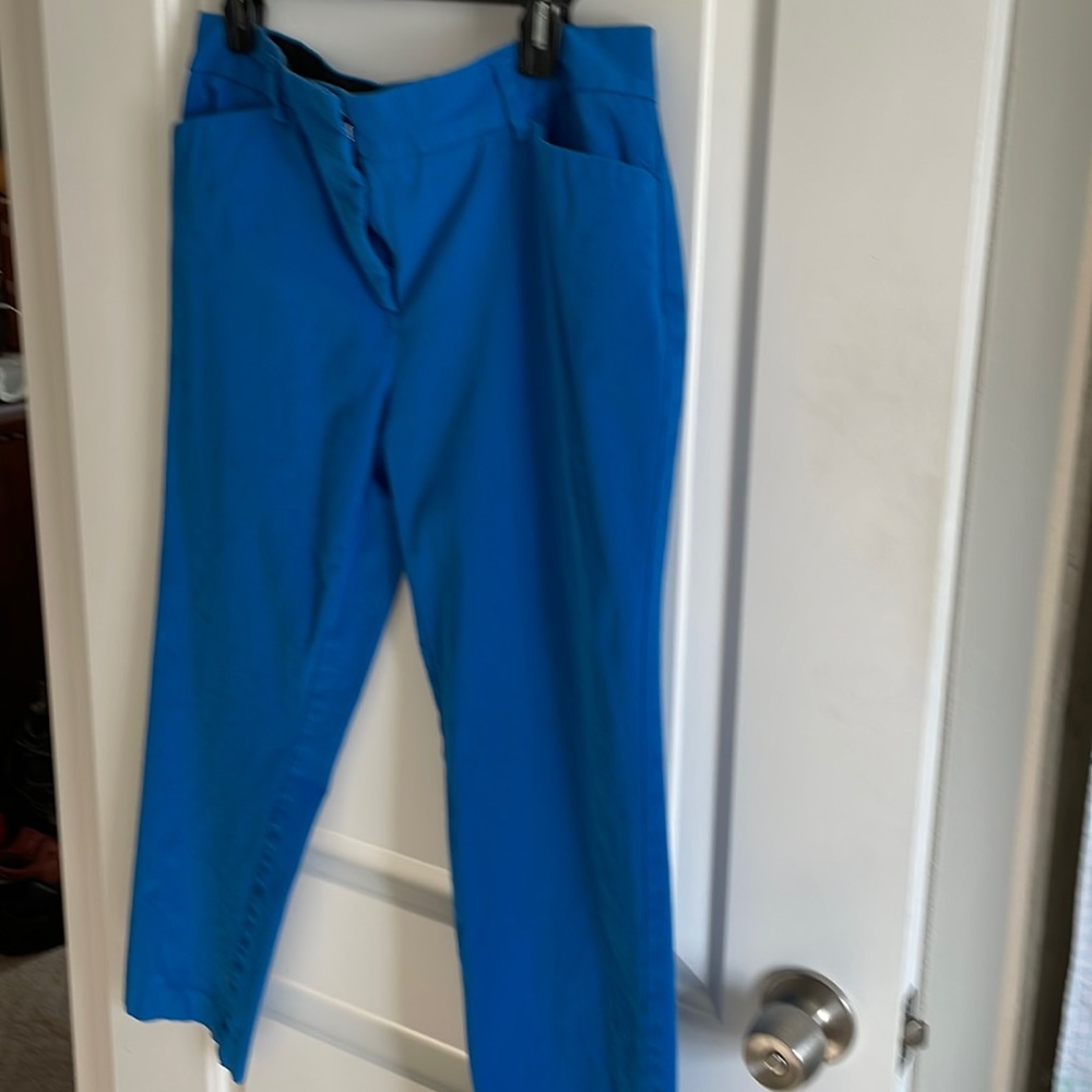 Royal blue ankle pants